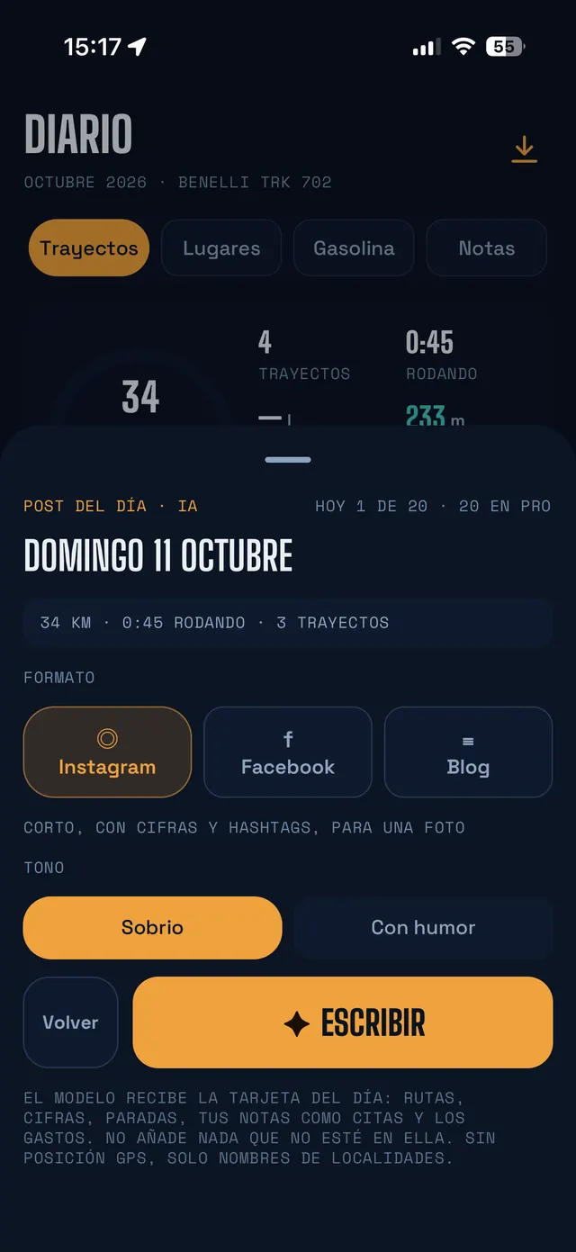 Publicación del día: elección de formato y tono